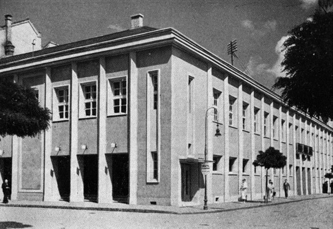 Lakatos Kálmán és Gallyas Camilló tervei szerint megújult ház. (forrás: Tér és Forma, 1936)