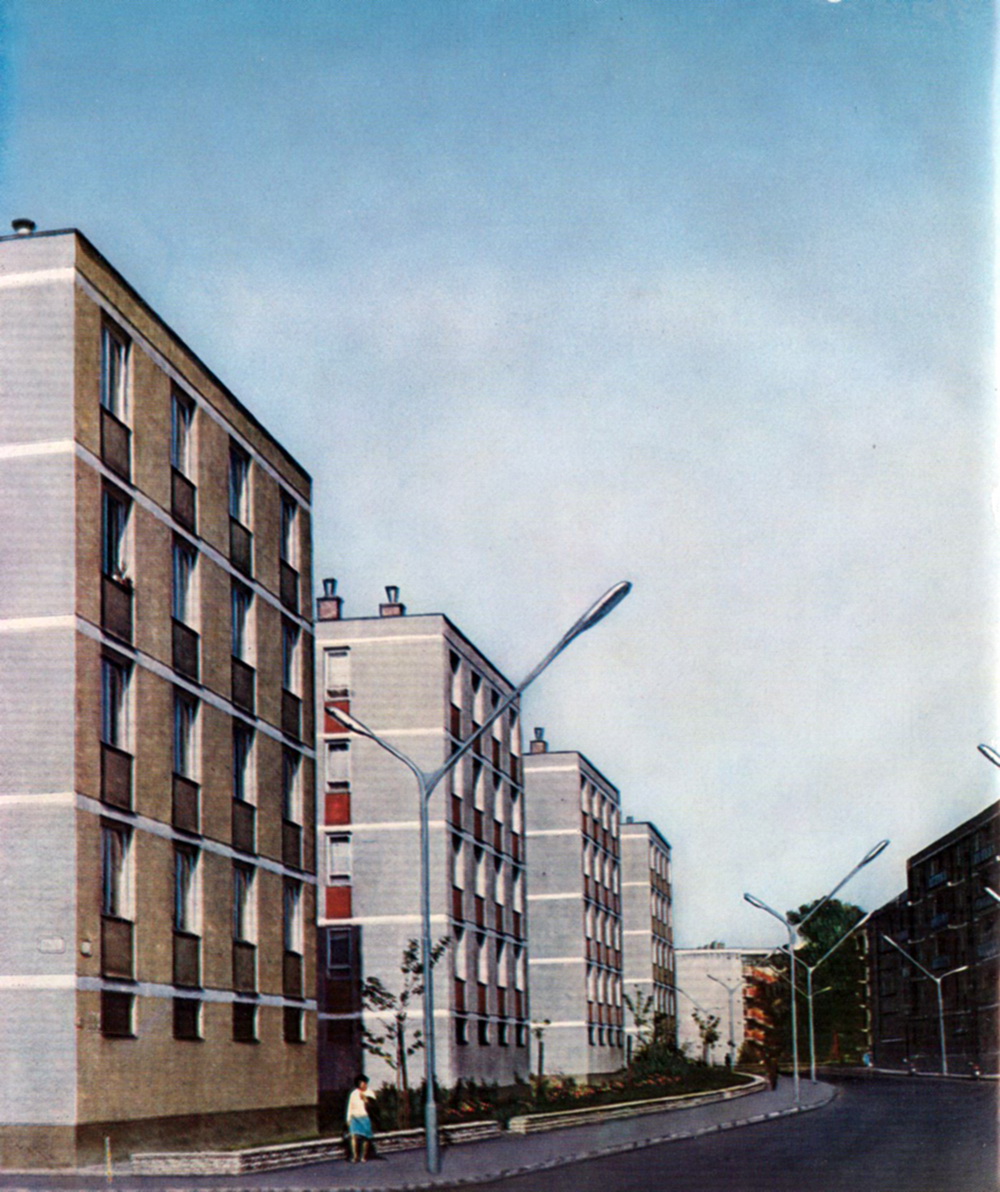 Blokkos épületek Győrben. (fotó: Fátay)
